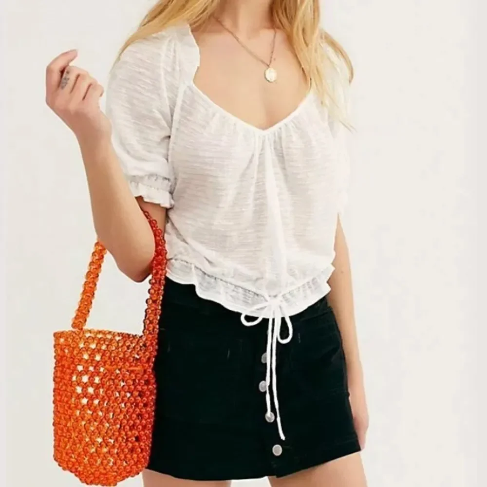 NWT Free People Dorothy Drawing String Waist Top